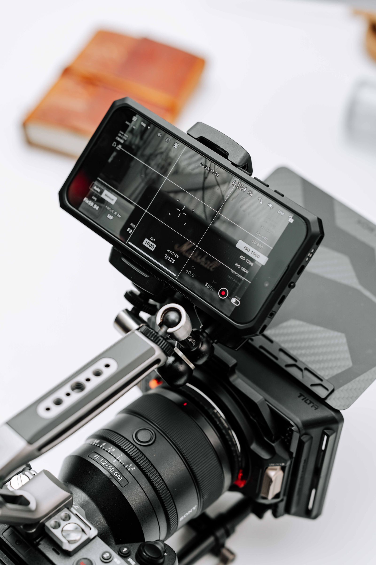 Illustrative photo of a professional camera rig for filmmaking